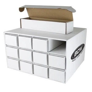 Lote de 3-BCW casa de cartas con 12-800 cajas para almacenamiento de tarjetas coleccionables - Imagen 1 de 2