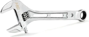 10" Breite Öffnung verstellbarer Schraubenschlüssel mit integrierten 72 Zähne 12-Punkt 17 mm Spezialeinsätze  - Bild 1 von 7