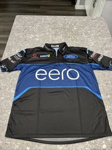 #4 Josh Berry 2024 Team Issued Crew Shirt Stewart Haas Racing L EERO - Picture 1 of 7