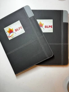 Set of 2: NORWOOD Contrast Padfolios Planner Black cover Canada BLPE - Picture 1 of 6