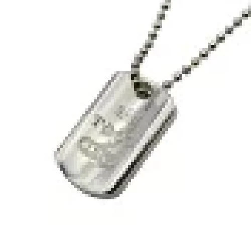 Collar Tiffany & Co. 1837 ID DOG TAG plata Foto 1 de 4
