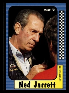 Ned Jarrett 1991 Maxx Racing Race Card #227 *124 - Picture 1 of 2