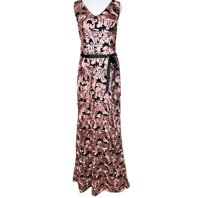 Vestido formal floral bordado Alex Evenings 12 fajas cinturón hada boda femenina Foto 1 de 4