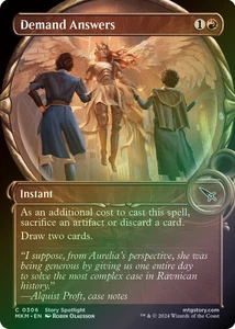 Demand Answers 306 Vitrina Asesinatos en Karlov Manor Magic The Gathering Común - Imagen 1 de 1