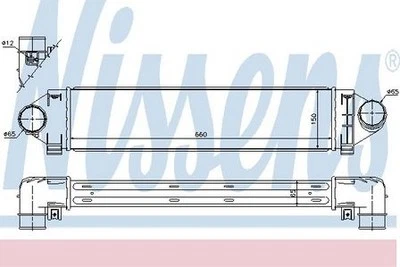 Nissens Intercooler for Ford Kuga TDCi 140 2.0 Litre October 2014 to March 2015 - Image 1 of 4