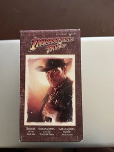 Indiana Jones 3 VHS Lot Raiders of the Lost Ark/Temple of Doom/Last Crusade - Picture 1 of 3