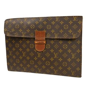 LOUIS VUITTON Posh Ministre Briefcase Clutch Bag Monogram Leather M53445 05GA369