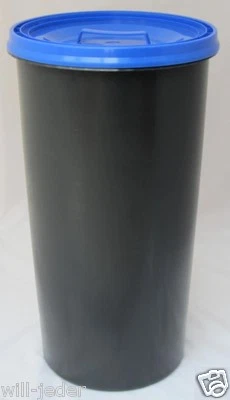 Gelber Sack Ständer anthrazit mit Deckel blau Müllständer Mülleimer  60 L - Bild 1 von 4