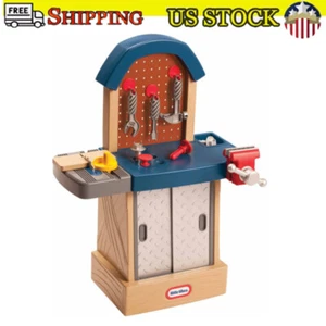 Workshop Construction Play Set 11 Pcs Tools and Workbench Pretend Play for Kids - Picture 1 of 4
