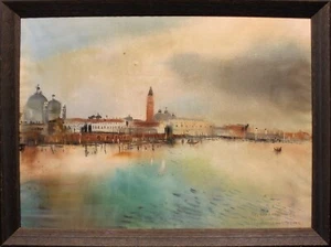 Pregartbauer, Lois (Mureck 1899 - 1971 Wien) Venedig, Pastell/Papier - Bild 1 von 4