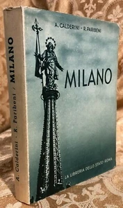 Milano by Calderini-Paribene, Guide Milan Italy, Large Map Notizie Utili Turista - Picture 1 of 5