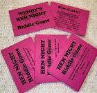 Personalised Hen Night Riddle Game Cards Party Games (ref - 104R)