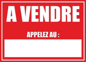 Autocollant sticker panneau maison a vendre vinyle appartement - Afbeelding 1 van 1