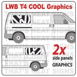 Super coole Grafik für Transporter Wohnmobil - Seitenwand Aufkleber - LWB T4 - Bild 1 von 22