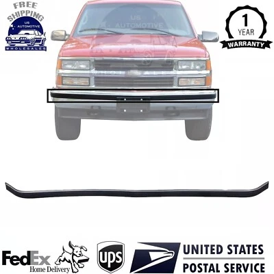 New Front Bumper Molding Impact Strip For 1988-2002 Chevrolet & GMC C/K Series Foto 1 de 4
