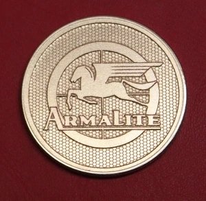 ArmaLite / Colt Firearms Display Case Bronze Medallion - Picture 1 of 2