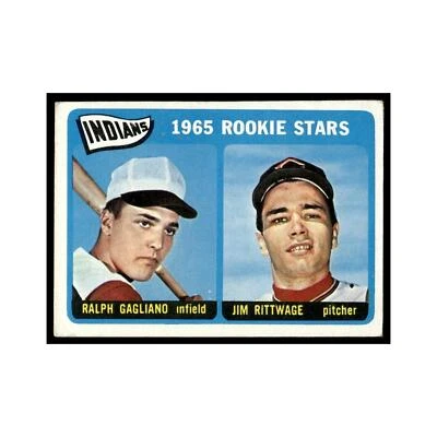 1965 Topps Baseball Card Ralph Gagliano/Jim Rittwage RC Indians #501 - Image 1 of 3