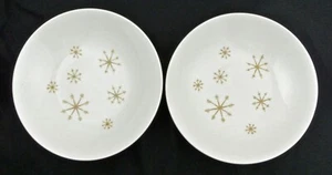 Auténticos cuencos vegetales Royal China "Star Glow" Royal Ironstone 9 " excelente - Imagen 1 de 2