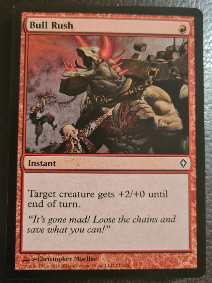 Bull Rush - Common - Worldwake #73 - MTG  - Image 1 of 1