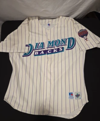 Vintage Rare Arizona Diamondbacks MLB Sports 90s Rawlings Vtg Jersey Size 48 - Image 1 of 4