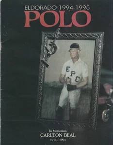 EL DORADO POLO CLUB, LA QUINTA, CA., 1994-95 YEARBOOK - Picture 1 of 4