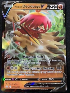 Hisuian Decidueye V #SWSH238 SWSH: Sword & Shield Promo Cards Pokemon NM - Picture 1 of 2