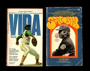 Vida Blue & Tug McGraw: lot of two vintage baseball paperbacks on 1970s pitchers - Picture 1 of 2