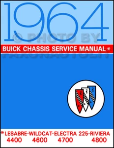 Buick 1964 taller de reparación manual Riviera Wildcat LeSabre Electra servicio de chasis - Imagen 1 de 2