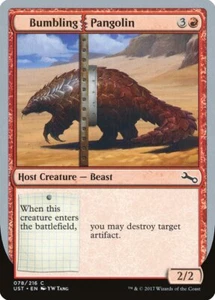 4 pangolines torpes 4x x4 - casi nuevos - inestables - SPARROW MAGIC de colección - Imagen 1 de 1