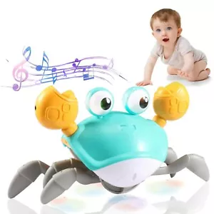 Crawling Crab Baby Toy - Infant Tummy Time Toys for 3-6 6-12 Learning Crawl 9... - Picture 1 of 7