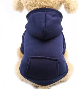 Jecikelon Winter Dog Hoodie Sweatshirts with Pockets Warm Dog Clothes for 4XL - Picture 1 of 5