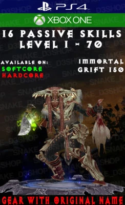 Diablo 3 - PS4 - Xbox One - Modded PRIMAL Set - Helltooth - Witch Doctor V2 - Bild 1 von 4