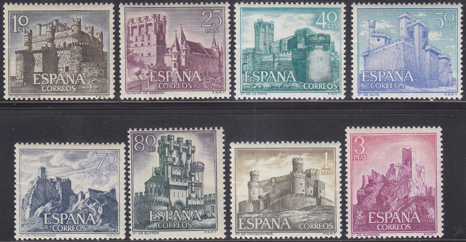 Spain - 1966 (1738-1745) Mint never Hinged - Castles - Image 1 of 1