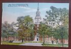 Rear View Independence Hall Philadelphia Penna Vtg Postcard 1918 Philly Xcel