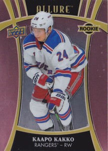 19-20 Upper Deck Allure Kaapo Kakko Rookie PINK DIAMOND SP NY Rangers 2019