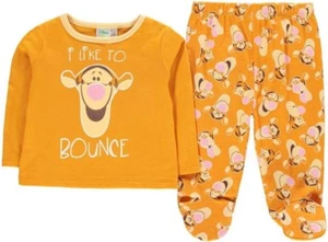 ✅ 2 Pezzi DISNEY TIGGER Pigiama Bambino Ragazzo Pantaloni Maglione Pigiama Set Body NUOVO - Foto 1 di 5