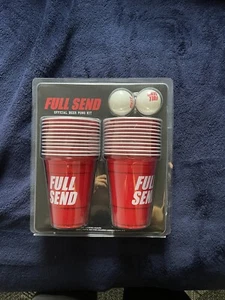FULL SEND Official Beer Pong Kit - Nelk Boys - OPENED BUT NEVER USED - Picture 1 of 2