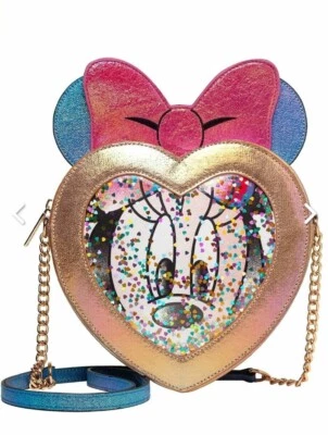 Bandolera Danielle Nicole Disney Minnie Mouse confeti todavía en plástico Foto 1 de 4