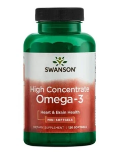 SWANSON ALTAMENTE CONCENTRADO OMEGA-3 120 cápsulas blandas - Imagen 1 de 2