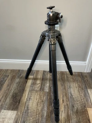 Gitzo G1349 MK2 Carbon Fiber Tripod w/ RRS BH-55 Ball Head - Image 1 of 4