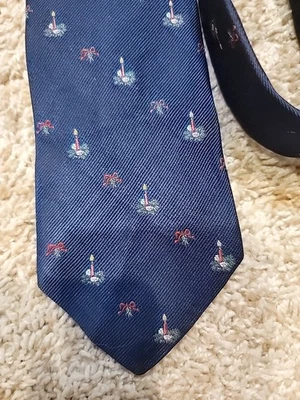 Corbata de seda para hombre Brooks Brothers Makers EE. UU. Navidad Foto 1 de 4