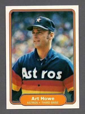 1982 Fleer #218  ART HOWE  /  Houston Astros - Image 1 of 2