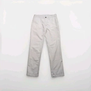 Norse Projects Arnkell Chino Trousers Mens W34 White Lightweight Slim Fit Preppy - Picture 1 of 15
