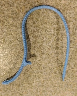 1975 Подлинный/Оригинальный Marx Джонни Уэст JWA Джейн Уэст Синий Галстук в Хорошем Состоянии - Изображение 1 из 2