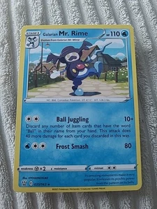 Pokémon TCG Sword & Shield Battle Styles Galarian Mr.Rime 35/163 NM 2021 - Picture 1 of 4