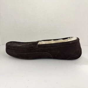 Fireside by Dearfoams Mens Brown Moccasin Slippers Shoes Size 13 / Driving Mocs - Picture 1 of 5