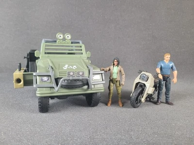 Mattel - Jurassic World - Figuras y vehículos sueltos mixtos - Lote de 4 Foto 1 de 4