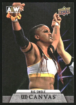 2021 Upper Deck AEW Canvas #C25 Big Swole - Image 1 of 2
