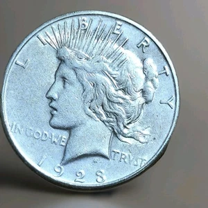 1923-S PEACE DOLLAR - Bild 1 von 6