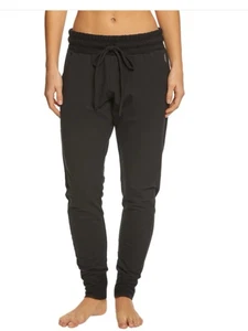 Free People FP Movement Black Joggers Womens M Sweatpants Pockets Lounge Pull On - Picture 1 of 7